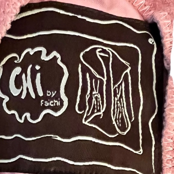 CHI by FALCHI PINK STUDDED LEATHER BLAZER WITH BELL SLEEVES AND TIE FRONT - Picture 5 of 13